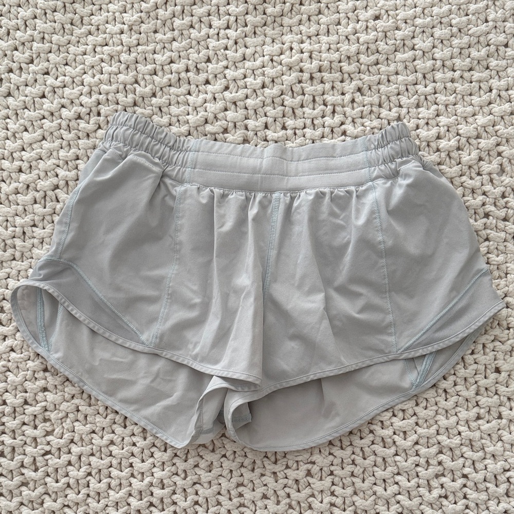 Women's Light Aqua Blue Hottie Hot 2.5” Shorts 8 Regular